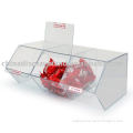 custom clear candy box holder stand